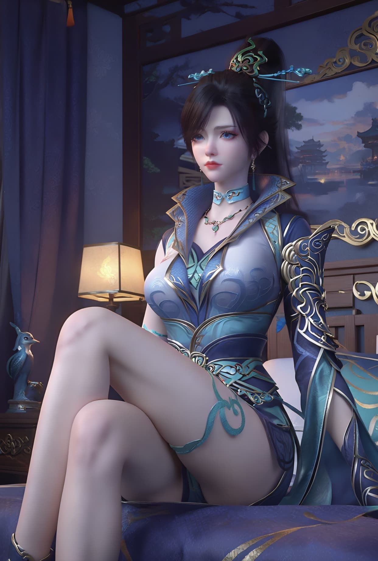 斗破苍穹-青鳞(四期)-Ai国漫绘画