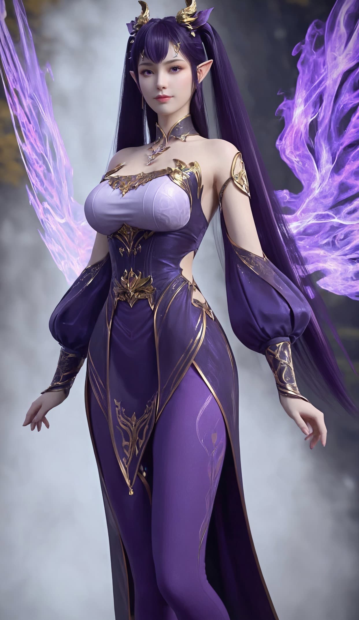 斗破苍穹-紫研-Ai国漫绘画