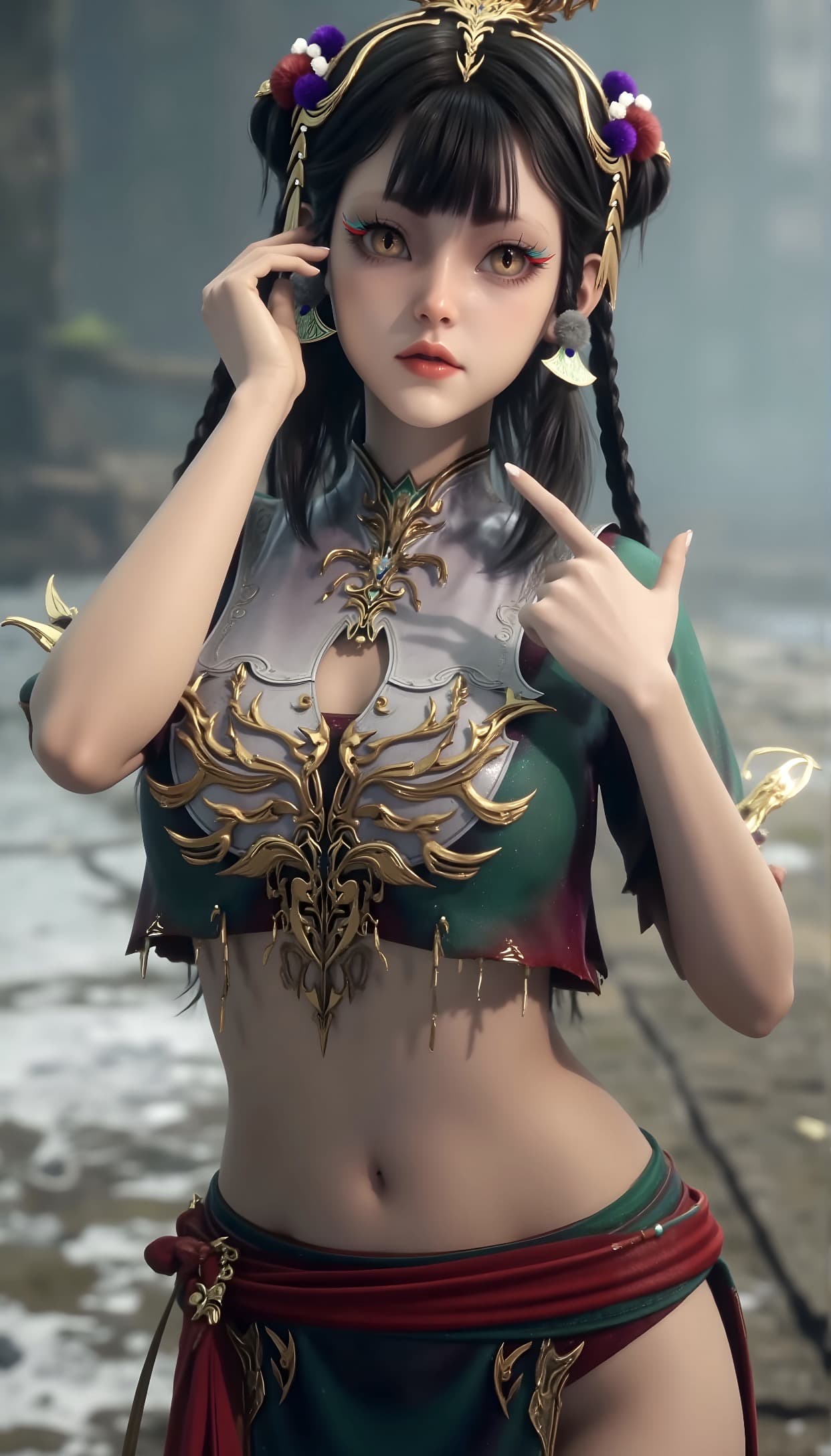 牧神记-仙清儿-Ai国漫绘画