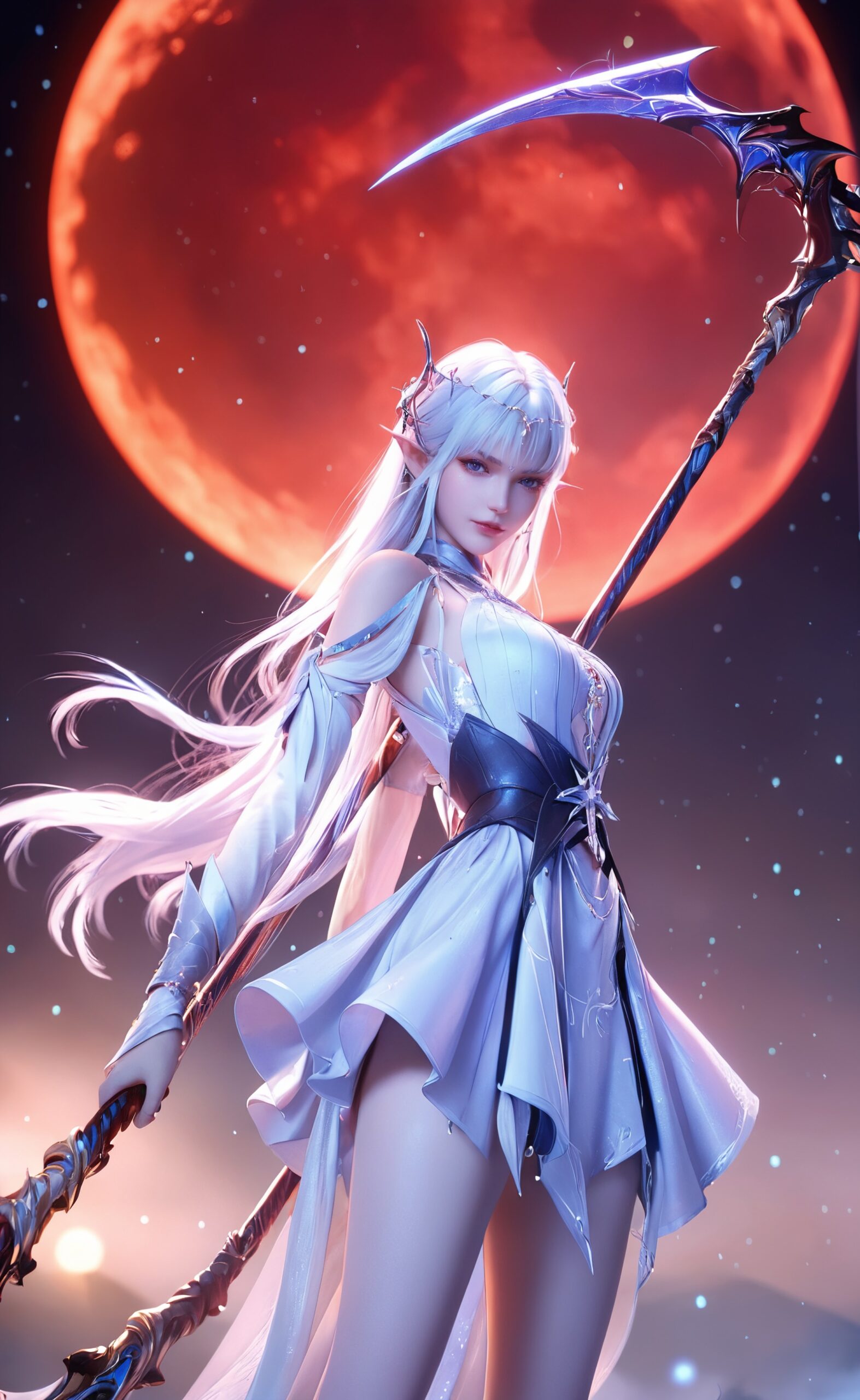 神印王座-圣采儿-Ai国漫绘画