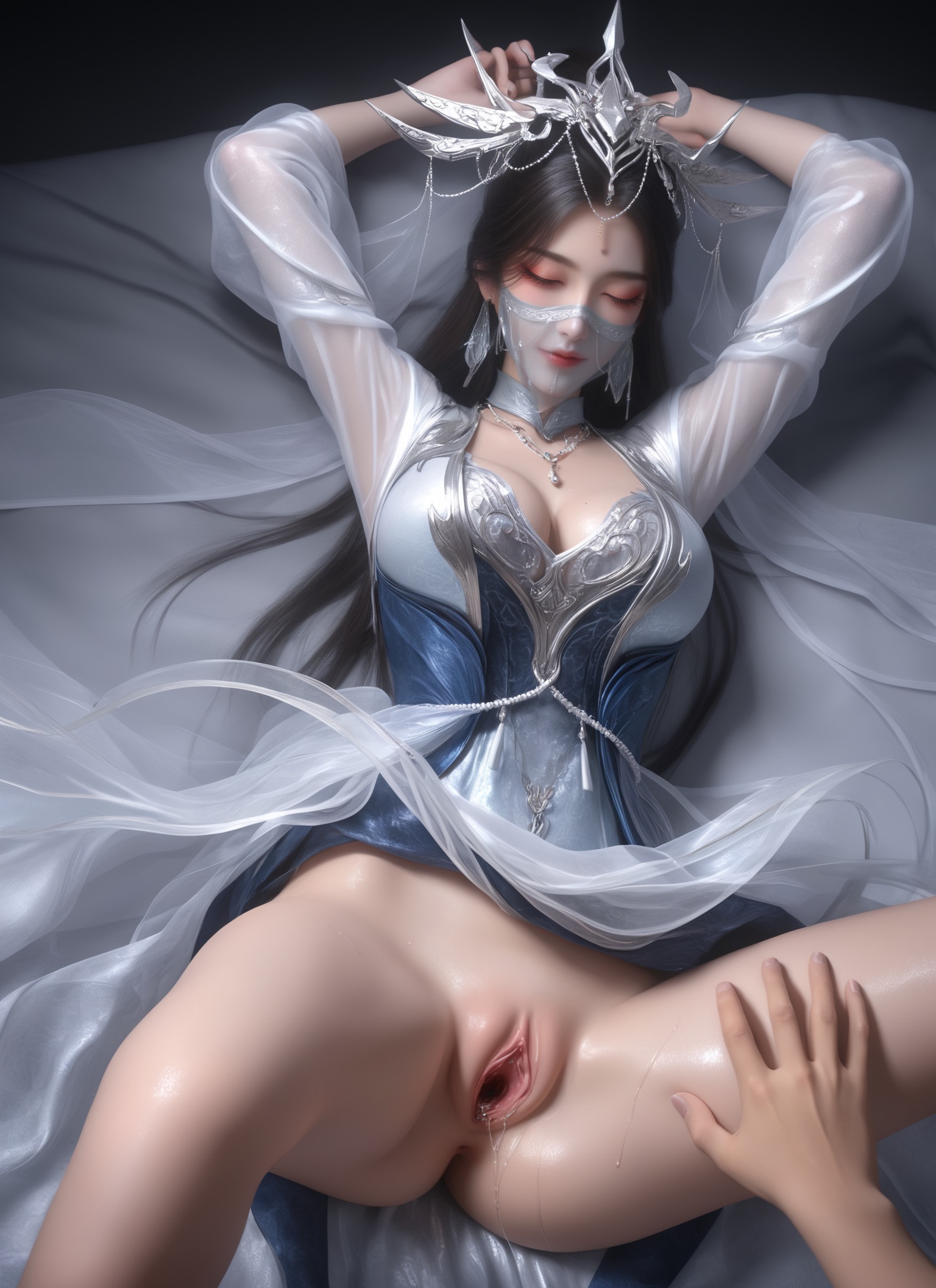 百炼成神玉婆婆国漫AI美图