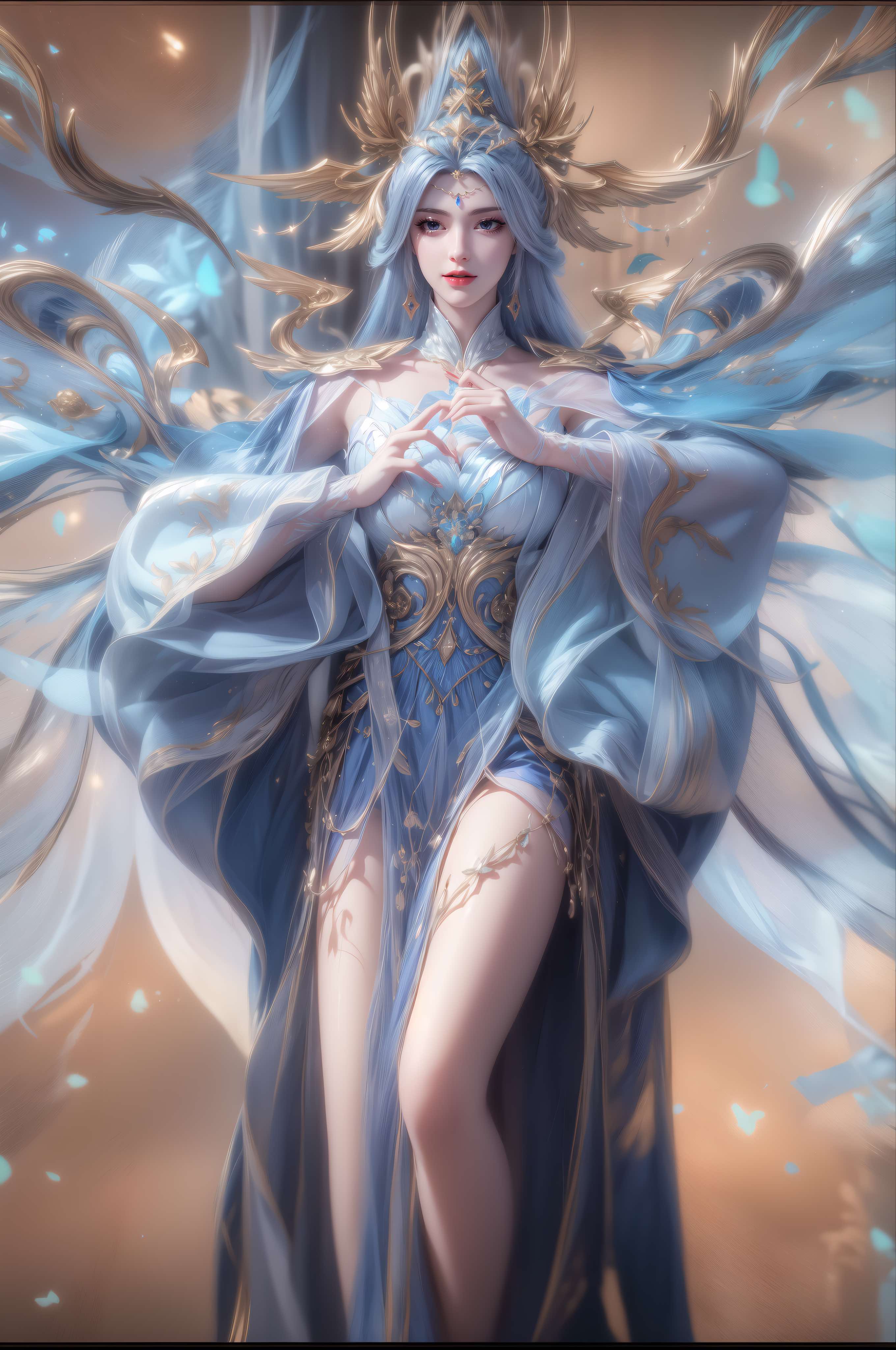 百炼成神宁雨蝶高清AI美图