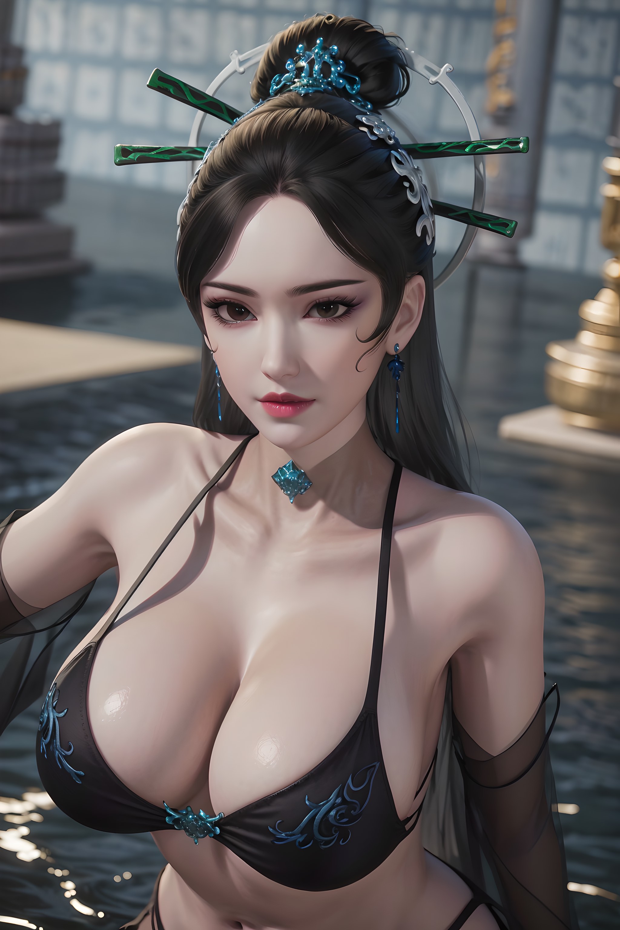 万界神主影魅冷艳AI美图