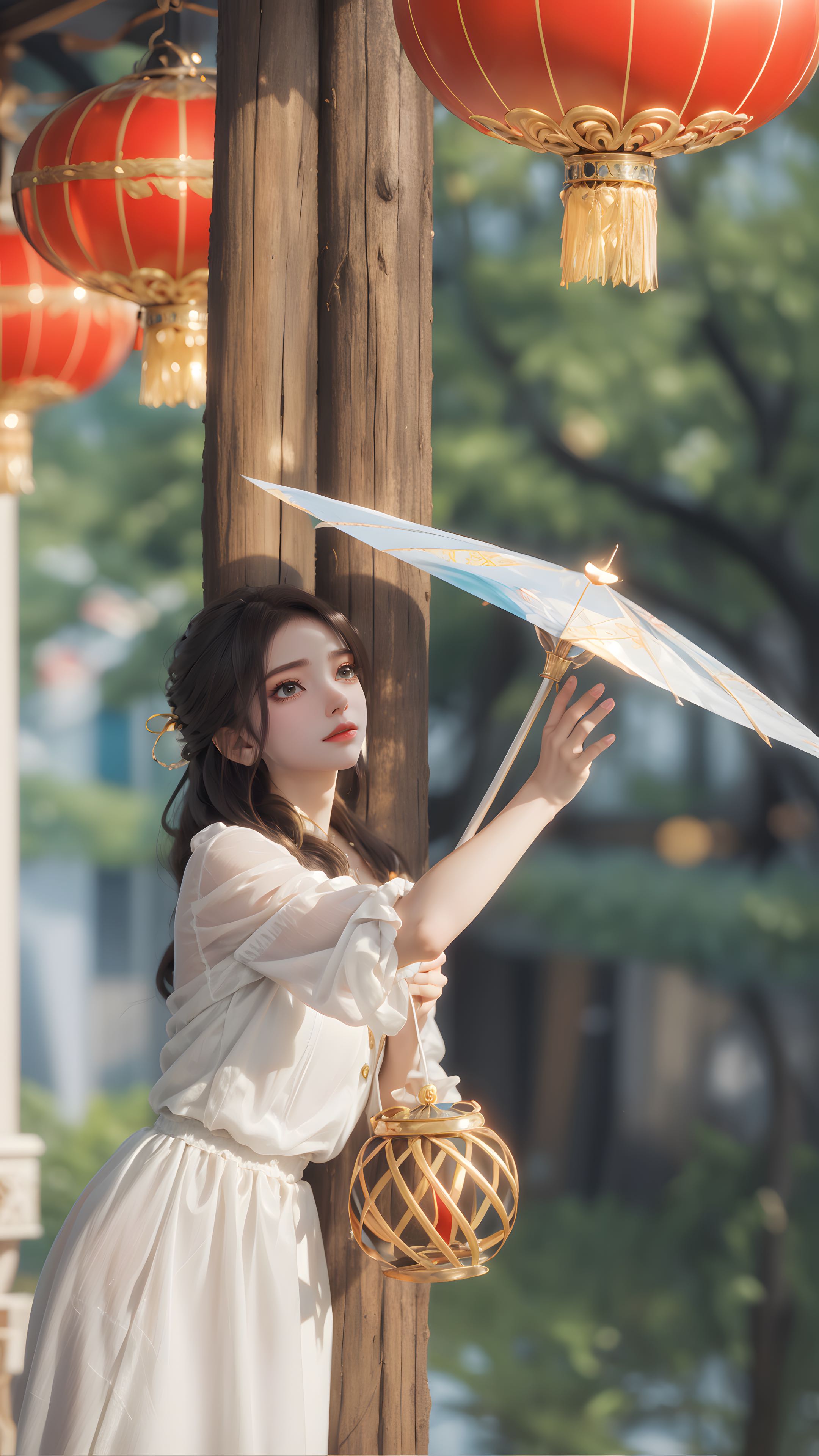 遮天姚曦AI绘画高清壁纸