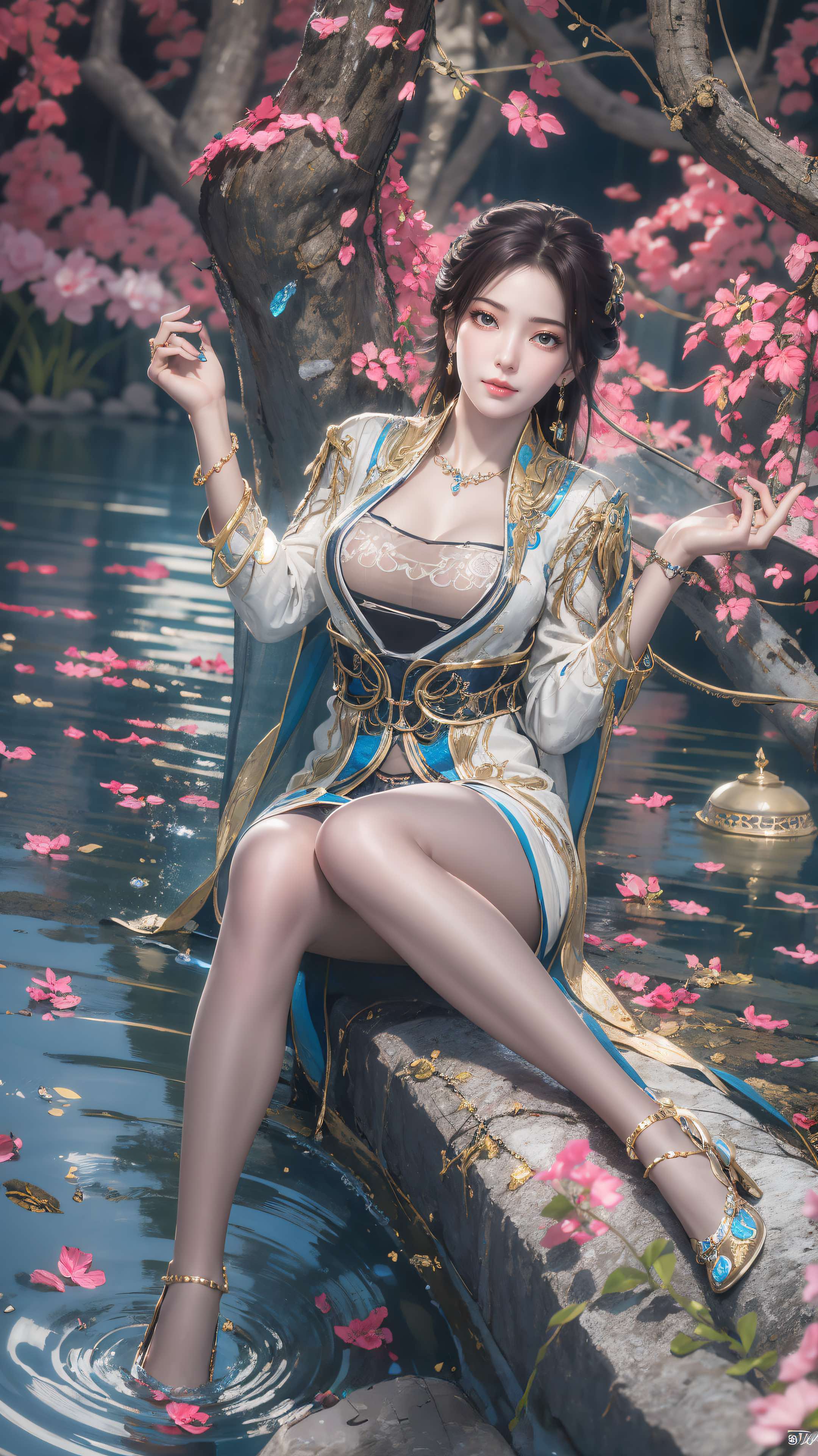 遮天姚曦AI绘画高清壁纸