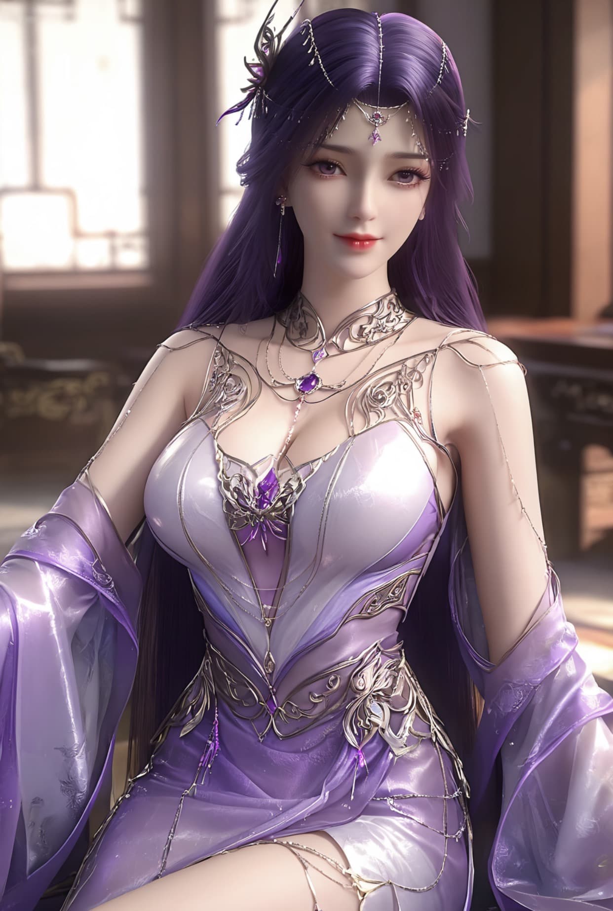 完美世界-云曦（六期）-Ai国漫绘画