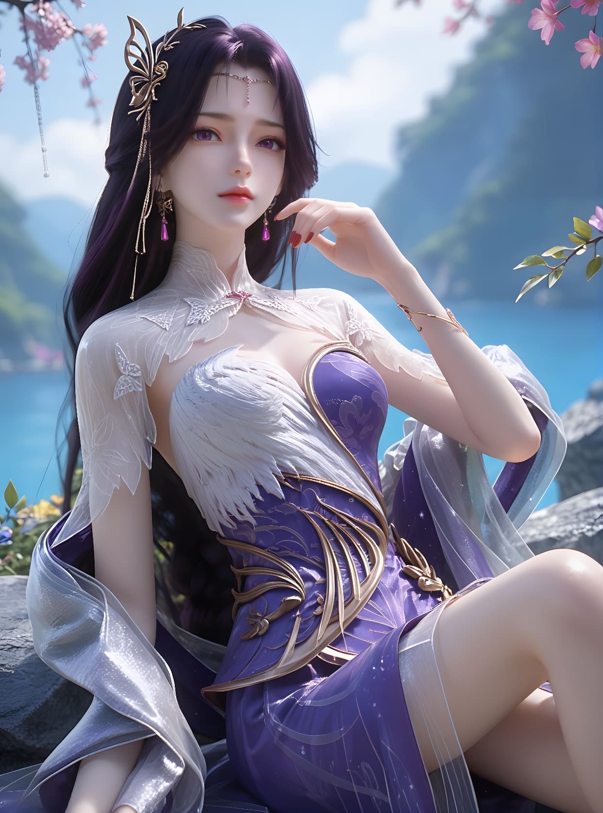 完美世界-云曦(八期）-Ai国漫绘画