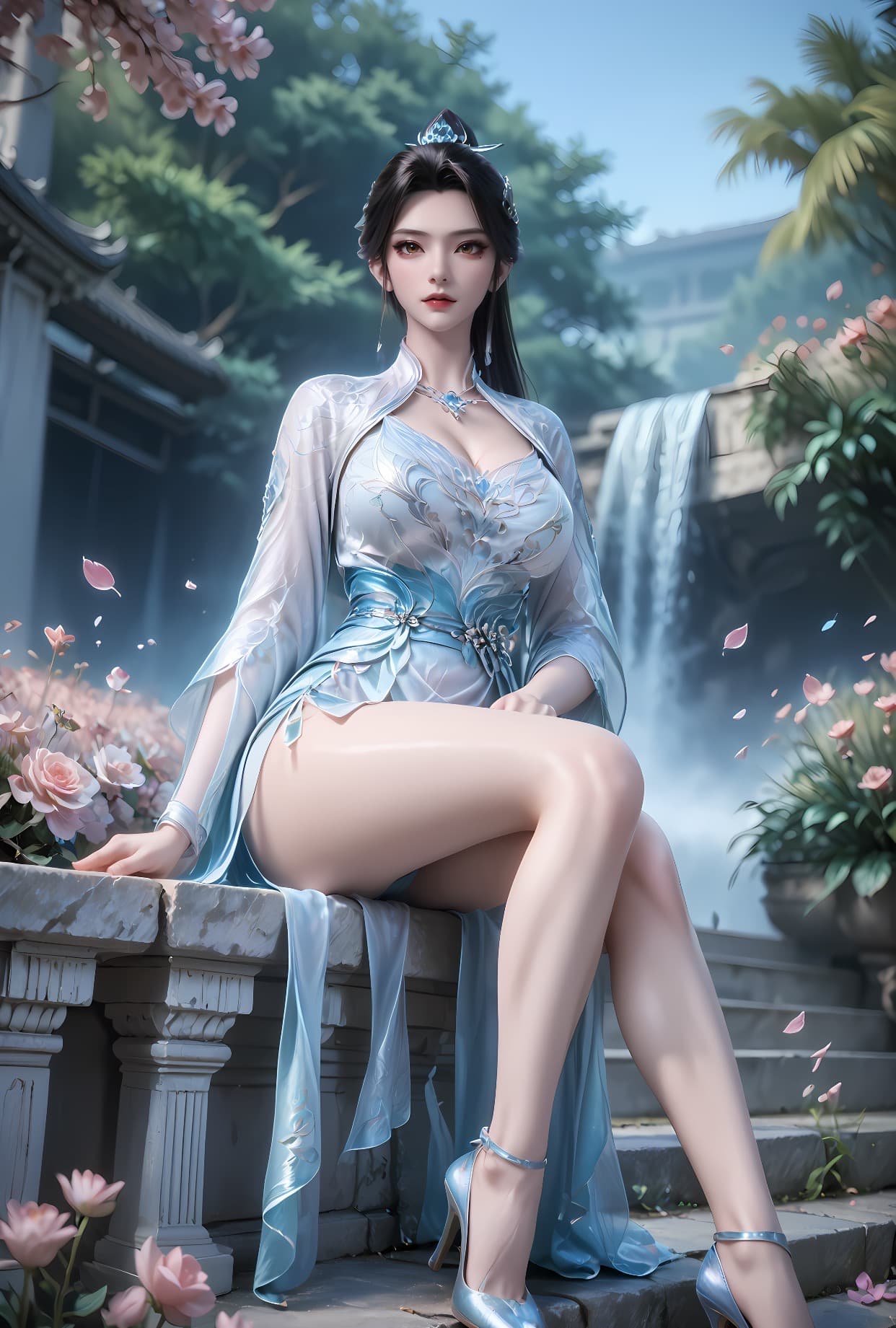 斗破苍穹-青仙子-Ai国漫绘画