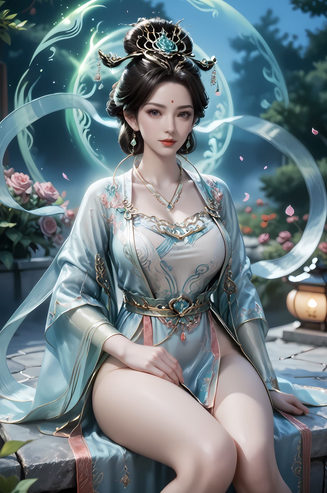 遮天-西王母-Ai国漫绘画