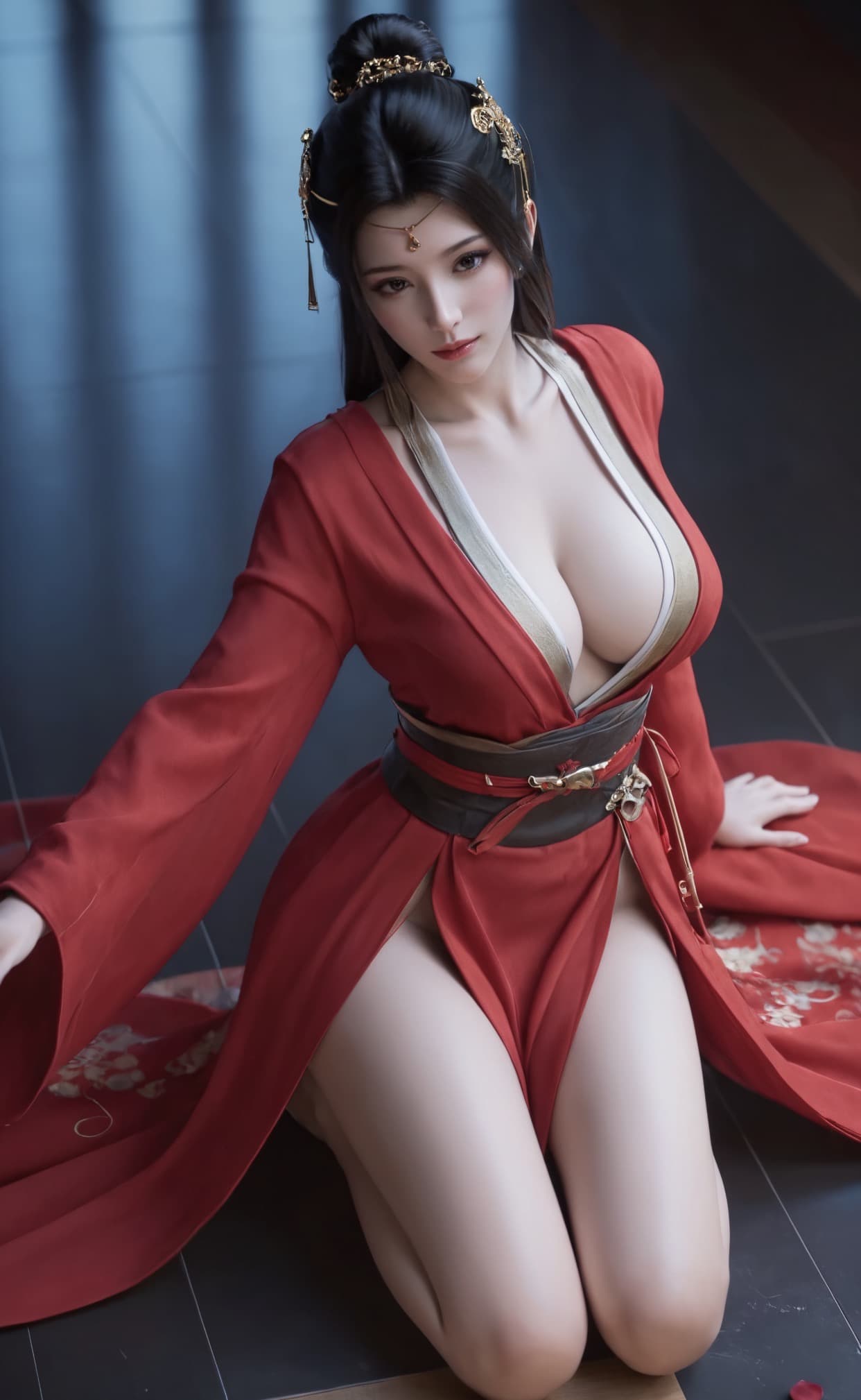 率土之滨-貂蝉-Ai国漫绘画