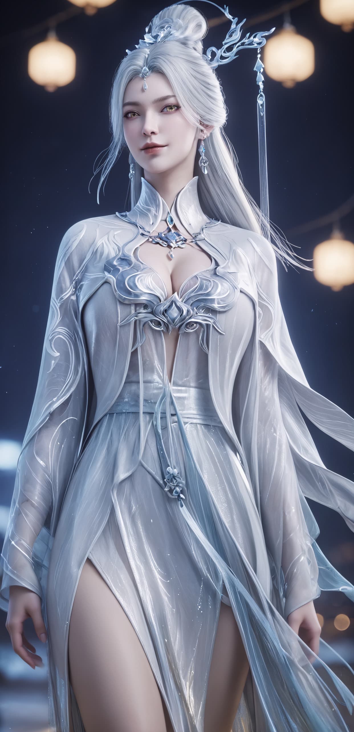 剑来剑妈国漫风AI绘画高清插画