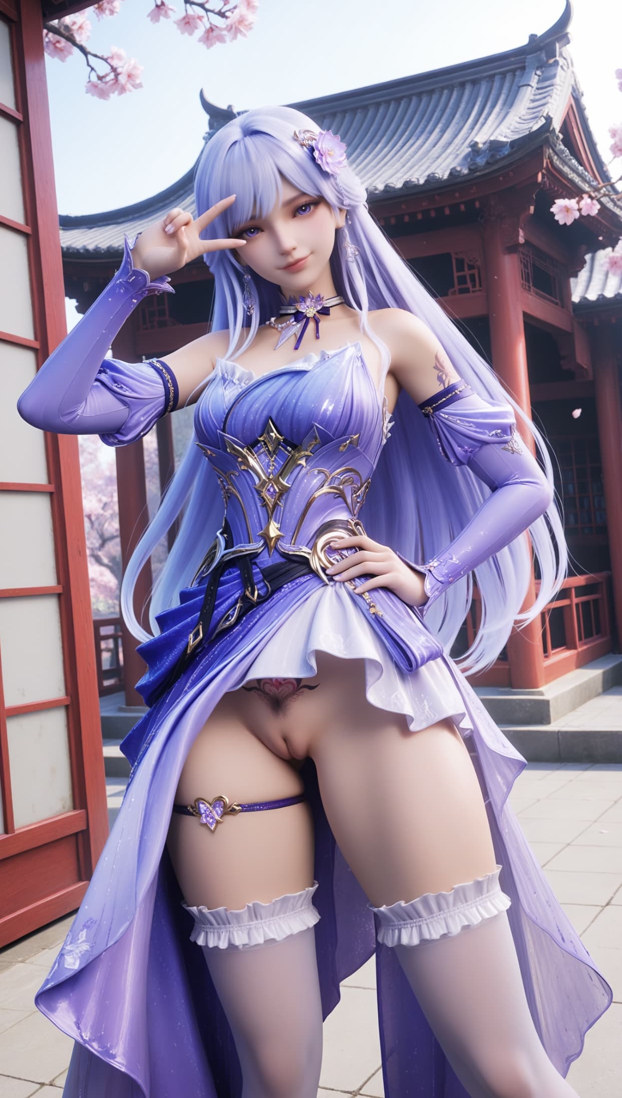 神印王座圣采儿AI绘画美图