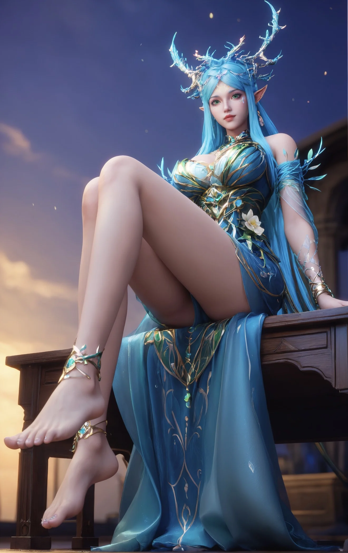 神印王座自然女神AI美图 神印王座自然女神AI美图